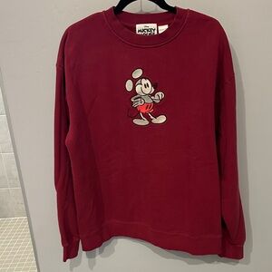 Maroon Crewneck Sweater